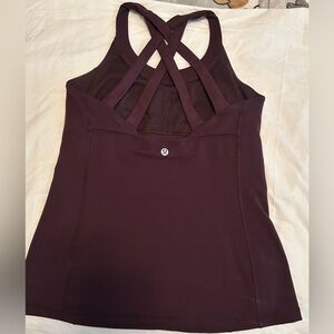 lululemon athletica Women's Dark Purple Tank Top